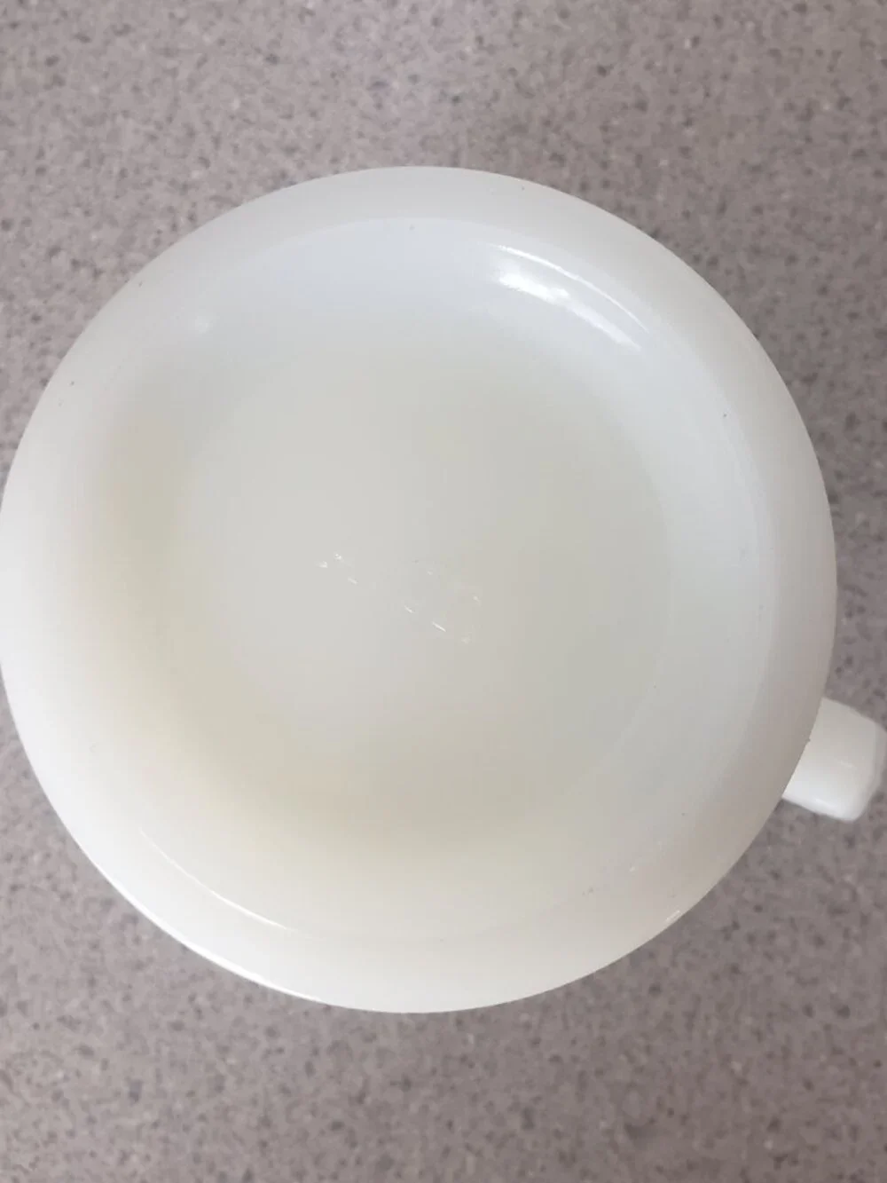 Vintage Avon 8 oz Milk Glass Shaving Mug Cup